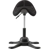 Up Up Toronto ergonominė balansinė kėdė Juoda, Juodas audinys, ilgesnis dujinis keltuvas