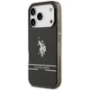 Us Polo Assn US Polo DH and Bottom Stripe Logo MagSafe dėklas Apple iPhone 17 Pro juodos spalvos