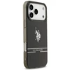Us Polo Assn US Polo DH and Bottom Stripe Logo MagSafe dėklas Apple iPhone 17 Pro Max juodos spalvos