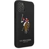 Dėklas Us Polo Assn US Polo USHCP12LPUGFLBK Apple iPhone 12 Pro Max 6,7″ juodos spalvos Polo Embroidery Collection