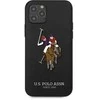 Dėklas Us Polo Assn US Polo USHCP12LPUGFLBK Apple iPhone 12 Pro Max 6,7″ juodos spalvos Polo Embroidery Collection