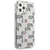 Dėklas „Us Polo Assn US Polo“ USHCP12MPCUSPA6 „Apple iPhone 12/12 Pro 6,1“ baltos spalvos „Logo Mania“ kolekcija