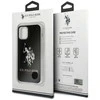 Us Polo Assn US Polo USHCP12STPUHRBK Apple iPhone 12 mini 5,4" telefono dėklas juodos spalvos Shiny Big Logo
