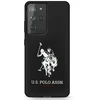 Dėklas Us Polo Assn US Polo USHCS21LSLHRBK S21 Ultra G998 juodos spalvos Silicone Logo