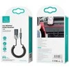 Mašininis AUX (3.5m) - Bluetooth 5.0 audio adapteris USAMS, juodas