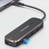 USAMS adapter HUB 3xUSB + USB-C + HDMI juodas SJ578HUB01 (US-SJ578)