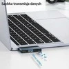 USAMS Adapteris šakotuvas USB 3.0/USB-C/Micro SD pilkos spalvos SJ491šakotuvas01 (US-SJ491)