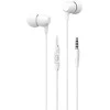 USAMS stereo ausinės EP-47 3.5mm baltos spalvos 1.2m HSEP4702 (US-SJ594)