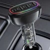 USAMS automobilinis įkroviklis 1xUSB-C 3xUSB-A C34 48W 3A+C PD Fast Charge juodas CC170CC01 (US-CC170)