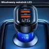 USAMS automobilinis įkroviklis 2xUSB+1xUSB-C 80W Fast Charge mėlynas CC159CC02 (US-CC159)