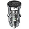 USAMS automobilinis įkroviklis C31 3A 2xUSB-A Fast Charge juodas CC162CC01 (US-CC162)