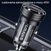 USAMS automobilinis įkroviklis C35 USB+USB-C 45W Fast Charge juodas CC175CC01 (US-CC175)