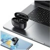USAMS E05 TWS ausinės Bluetooth 6.0 belaidės juodos spalvos