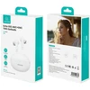USAMS Echo E02 TWS Bluetooth Ausinės ANC+ENC belaidės baltos spalvos