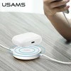 USAMS belaidis įkroviklis US-CC096 10W su kabeliu lightning juodos spalvos CC96WH01