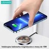 USAMS magnetic Belaidis įkroviklis 15W aliuminio juodos spalvos CD183CDX01