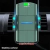 USAMS indukcinis laikiklis US-CD133 10W automatinis ventiliacijos grotelėms, žalios spalvos CD133ZJ02