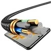 USAMS Kabelis 4in1 2xUSB-C/Lightning/MicroU SB 15W 1,2m aliuminio lydinio duomenų kabelis Sufeng Series SJ739USB101 (US-SJ739)