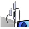 USAMS Kabelis 6in1 Fast charging 60W 1.2m Data Kabelis Digital dispay Aluminum Alloy Sufeng SJ71 Series