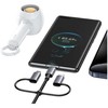 USAMS Kabelis 6in1 Fast charging 60W 1.2m Data Kabelis Digital dispay Aluminum Alloy Sufeng SJ71 Series
