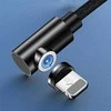USAMS U54 magnetinis kampinis kabelis 1m, žaibo raudonas SJ444USB02 (US-SJ444)