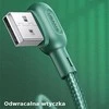 USAMS U57 Angled Kabelis MicroUSB 1.2m 2A žalios spalvos SJ458USB02 (US-SJ458)