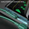 USAMS U57 Angled Kabelis MicroUSB 1.2m 2A žalios spalvos SJ458USB02 (US-SJ458)