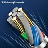USAMS pintas U-Tone Lightning kabelis 1.2m su išjungimo funkcija 2A greito įkrovimo juodos spalvos SJ344USB01 (US-SJ344)