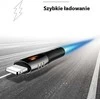 USAMS pintas U-Tone Lightning kabelis 1.2m su išjungimo funkcija 2A greito įkrovimo juodos spalvos SJ344USB01 (US-SJ344)