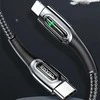 USAMS Kabelis pintas USB-C na Lightning Smart Power-off 20W PD Kabelis1.2m žalios spalvos SJ518USB02 (US-SJ518)