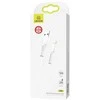 USAMS U35 Lightning kabelis 2A greito įkrovimo 1m baltas SJ364USB02 (US-SJ364)