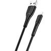 USAMS U35 Lightning Kabelis 2A Fast Charge 1m juodos spalvos SJ364USB01 (US-SJ364)