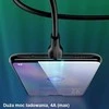 USAMS CABLE U38 MICROUSB 4A GREITAS ĮKROVIMAS OPPO 1M Baltas