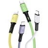 USAMS U52 Lightning 2A greito įkrovimo kabelis 1m žalias SJ434USB02 (US-SJ434)