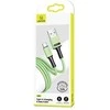 USAMS U52 USB-C 2A Fast Charge Kabelis 1m žalios spalvos SJ436USB02 (US-SJ436)