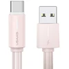 USAMS Kabelis USB-C/USB-C 1m SJ73460W juodos spalvos YU Series SJ734USB01 (US-SJ734)