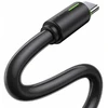 USAMS Kabelis USB-C 3A YU Series 1mUSB-C/USB-C juodos spalvos SJ732USB01 (US-SJ732 )