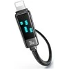 USAMS USB-C į Lightning kabelis 30W 1.2m cinko lydinio greito įkrovimo duomenų kabelis Meteor serijos SJ743USB0