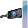 USAMS USB-C į USB-C kabelis 100W 1.2m cinko lydinio greito įkrovimo duomenų kabelis Meteor serijos SJ744USB0