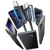 USAMS USB-C į USB-C kabelis 100W 1.2m cinko lydinio greito įkrovimo duomenų kabelis Meteor serijos SJ744USB0