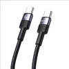 USAMS kabelis USB-C į USB-C komplektas 30vnt 3A 1.2m pintas SJ724ZJ01 (US-SJ724)