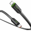 USAMS USB-C/Lightning Kabelis 1m SJ73530W juodos spalvos YU Series SJ735USB01 (US-SJ735)
