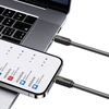 USAMS USB-C/Lightning Kabelis 1m SJ73530W juodos spalvos YU Series SJ735USB01 (US-SJ735)