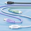 USAMS kabelis USB-C 6A 1.2m Port Ekranas Fast Charging Lithe Series žalios spalvos SJ568USB04 (US-SJ568)