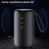 USAMS YC Series Bluetooth 5.0 10W waterproof wireless kolonėlė with lanyard juodos spalvos YC01