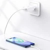 USAMS Laidinis įkroviklis 18W + kabelis USB-C/USB-A 1m Fast Charging baltos spalvos series SC SCXLTZ02