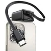 USAMS Laidinis įkroviklis 1xUSB-C su suvyniojamu kabeliu USB-C Retractable PD+QC 20W Gan Fast Charging baltos spalvos YC Series CC233TC02 (US-CC233)