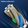 USAMS pintas U-Tone microUSB kabelis 1.2m, su išjungimo funkcija, 2A, greito įkrovimo, juodos spalvos SJ346USB01 (US-SJ346)