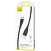 USAMS Braided U41 USB-C Kabelis 1m 2A juodos spalvos SJ392USB01 (US-SJ392) Fast Charge