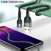 USAMS Braided U55 2A microUSB Kabelis žalios spalvos 1m SJ450USB02 (US-SJ450)